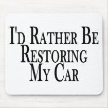 Rather Restore Car mousepads by goldnsun Rather Restore Car mousepads