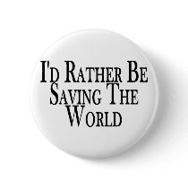 Rather Save The World buttons by goldnsun Rather Save The World buttons