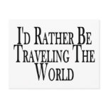 Rather Travel The World postcards
