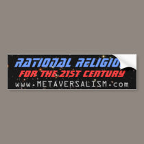 Rational Religion bumper stickers