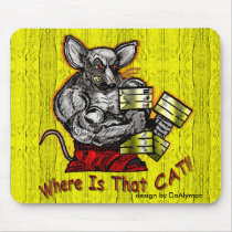 Ratis Buffo In Da House mousepads by DaAlyMan Ratis Buffo In Da House mousepads