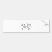 Ratoncitos de Boda Bumper Sticker
