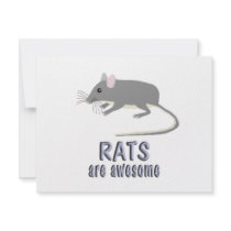 Rats are Awesome invitations by AllPetsStore Rats are Awesome invitations