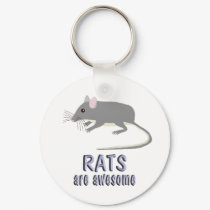 Rats are Awesome keychains by AllPetsStore Rats are Awesome keychains