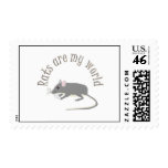 Rats are my World Stamp