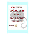 Rats At Play Poster posters by Lorana Rats At Play Poster posters