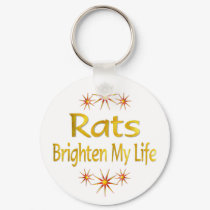 Rats Brighten My Life keychains by AllPetsStore Rats Brighten My Life keychains