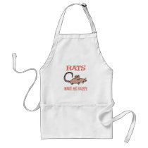Rats Make Me Happy aprons by AllPetsStore Rats Make Me Happy aprons