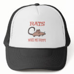 Rats Make Me Happy hats