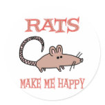 Rats Make Me Happy stickers