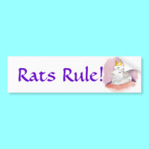 Rats Rule! bumper stickers