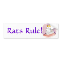 Rats Rule! bumper stickers