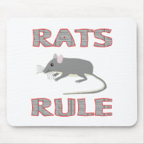 RATS RULE mousepads by AllPetsStore RATS RULE mousepads