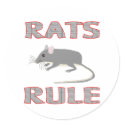 RATS RULE stickers by AllPetsStore RATS RULE stickers