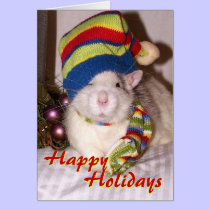 Rattie Holiday Card cards