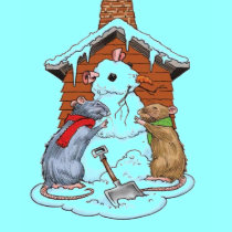 Rattie Winter Fun t-shirts