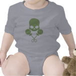 Rattler Skull - In mucus green! t-shirts