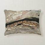 Rattlesnake at Shenandoah National Park Accent Pillow