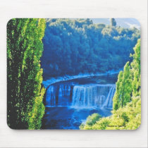 Raukawa Falls mousepads by skystudiohawaii Raukawa Falls mousepads