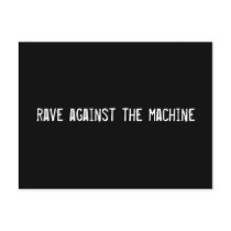 rave against the machine postcards by funnycustomtshirts rave against the machine postcards