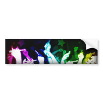 Rave Bumpersticker by JynxMe Rave Bumpersticker