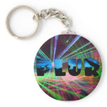 Rave Flash PLUR keychains