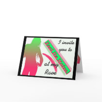 Rave- Invitation cards by Cuchiville70 Rave- Invitation cards