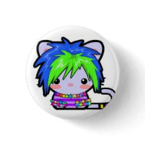 RaVE kITTY buttons by DrippingxPitch RaVE kITTY buttons