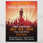 Rave Riot 2 Music Flyer
