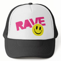 hardstyle, hardcore, trance, techno, old, skool, house, jumpstyle, gabba, gabber, hard, dance, dancer, music, club, clubbing, wear, clothing, merchandise, party, rave, raver, fantazia, qlimax, q-dance, masters, drugs, deejay, neon, smiley, pub, bar, t-shirt, tee-shirt, gas, mask, Trucker Hat with custom graphic design