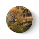 Raven 42 by James Dietz Pinback Button