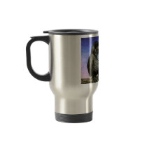 Raven and humming bird mug