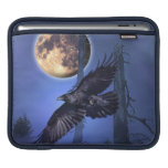 Raven and Moon Fantasy iPad Sleeve