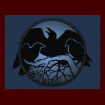 Raven Art Invitations Personalized Native Art Card invitations