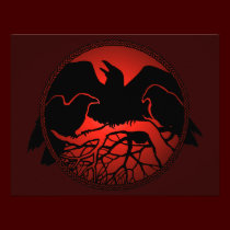 Raven Art Invitations Personalized Native Art Card invitations