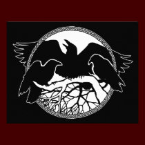 Raven Art Invitations Personalized Native Art Card invitations