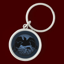 Raven Art Keychain Wildlife Crow / Raven Gifts keychains