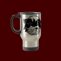 Raven Art Mug Wild Bird Travel Mug Raven  Mugs mugs