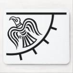Raven Banner (Viking Flag) mousepads