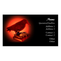 Raven & Books Business Card Template
