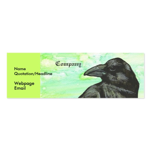 Raven Business Card Templates (front side)