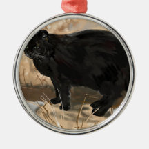 Raven Christmas Tree Ornament