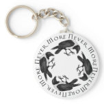 Raven Circle Key Chain