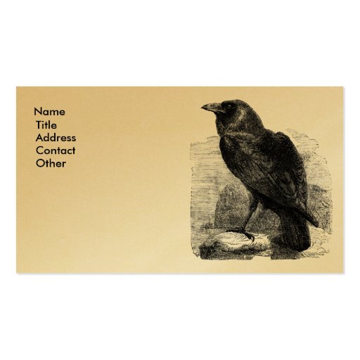 Raven Corvus Business Cards