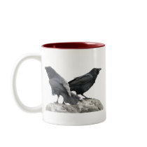 Raven Crow Couple - 2 Crows Ravens Mug