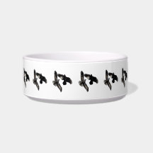Raven Dance Cat Water Bowl