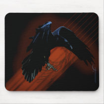 Raven Descent Mouse Pad