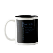 Raven Descent mugs by MoiraAshleigh Raven Descent mugs