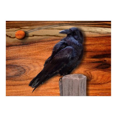 RAVEN ECLIPSE PRINT by arteologist23