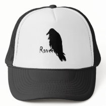 Raven Embroidered Cap hats